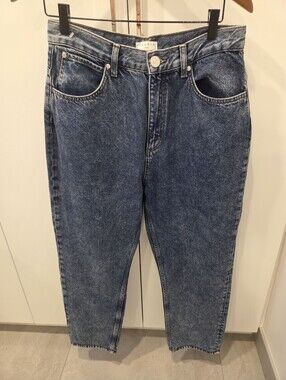 Sandro Washed Blue Boyfriend Jeans Size 42 French